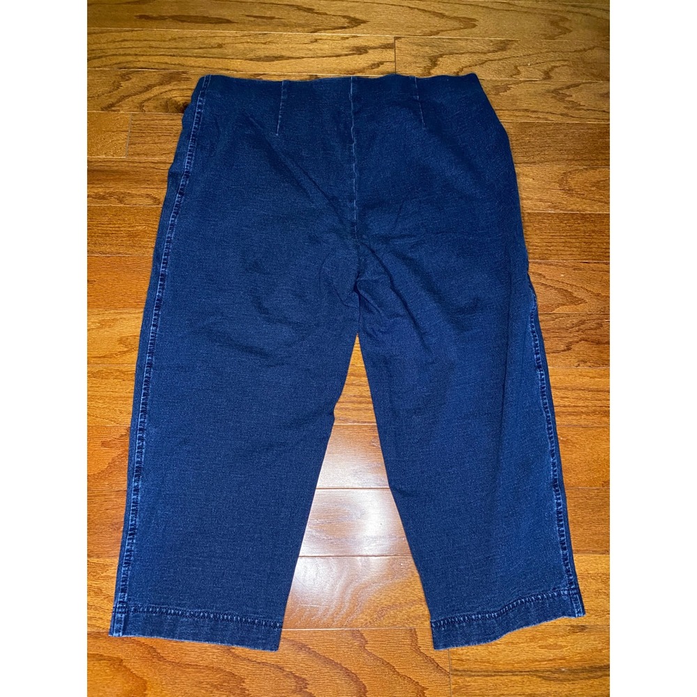 Pure Jill Indigo Capris 34" waist - Picture 4 of 5